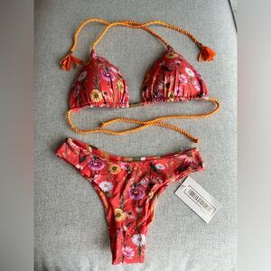 New with tag Brazilian reversible Bikini bottom and top
